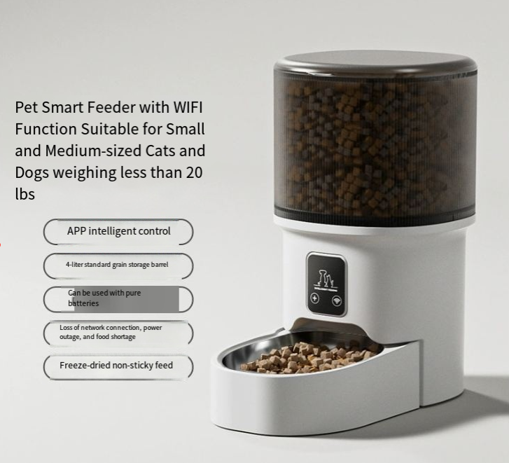 6L Smart Automatic Pet Feeder | WiFi Remote Feeding System